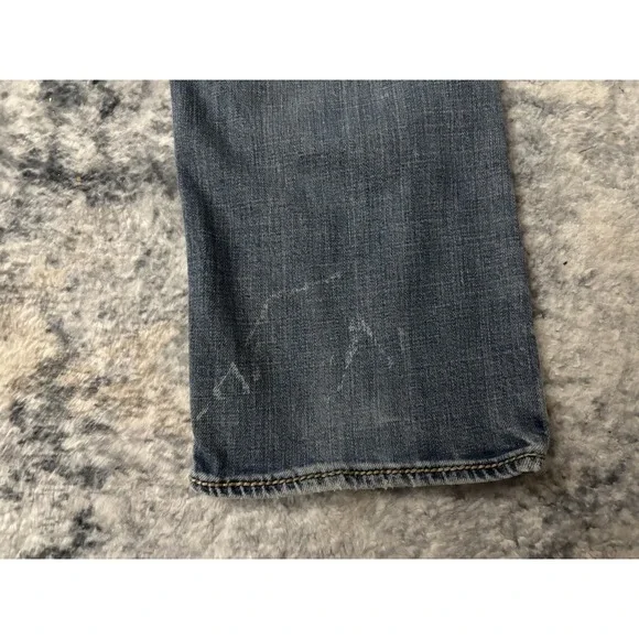 BKE Carter‎ Straight Size 30S Mens Distressed Denim Blue Jeans 31" Inseam Buckle - Picture 10 of 16